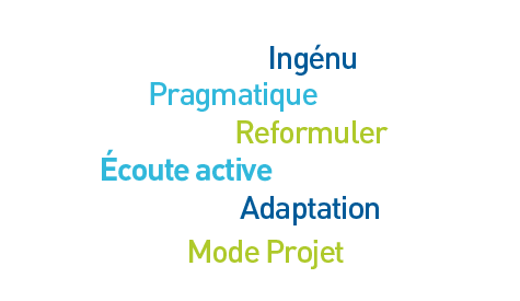 Ingénu | Pragmatique | Reformuler | Écoute active | Adaptation | Mode Projet